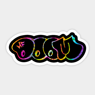 MF DOOM - Tye Dye Sticker